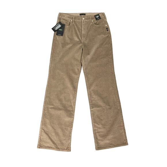Silver Jeans Pants Women 30 Mushroom Highly Desirable High Rise Corduroy Trouser - Picture 1 of 16